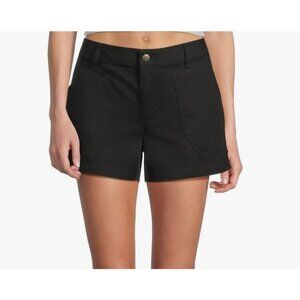 Prana Palisades Ripstop Shorts Women's Size 0 in Black New With Tags!